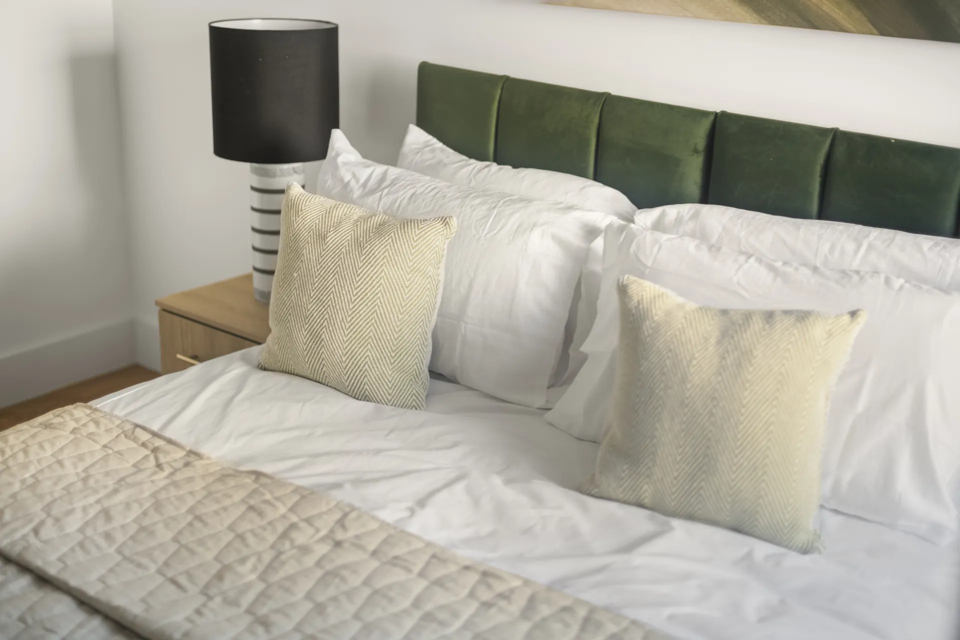 Hotel-quality linen, changed weekly on stays of ten nights or more